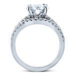 Kobelli Moissanite & Lab Diamond Bridal Ring Set