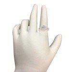 AoneJewelry 3/4 Carat Natural Diamond Engagement Ring Set