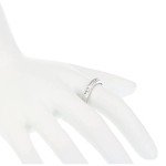 Diamond Anniversary Band for Women in White Gold