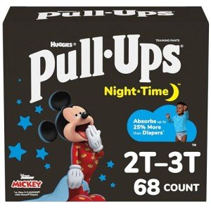 Pull-Ups Night-Time Boys' Training Pants, 2T-3T, 68 Ct