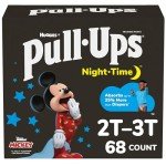 Pull-Ups Night-Time Boys' Training Pants, 2T-3T, 68 Ct