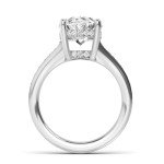 1 Carat Lab Grown Diamond Vintage Engagement Ring