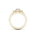 Elegant 14k Gold Diamond Engagement Ring Set