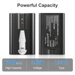Ring Doorbell Camera Battery 2 Pack - 6040mAh