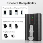 Ring Doorbell Camera Battery 2 Pack - 6040mAh