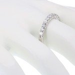 Diamond Anniversary Band for Women in 14K White Gold