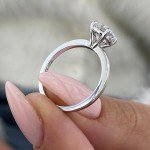 1 Carat Lab Grown Diamond Solitaire Engagement Ring