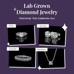 14K White Gold Twisted Round Cut Lab Diamond Ring