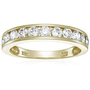 1 cttw Diamond Half Eternity Band in 14K Gold