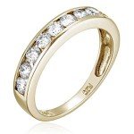 1 cttw Diamond Half Eternity Band in 14K Gold