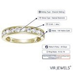 1 cttw Diamond Half Eternity Band in 14K Gold