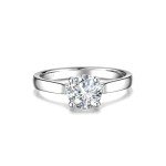 Lab Grown 1 Carat Diamond Solitaire Ring