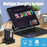 Replacement Batteries & Charging Station for Ring Doorbells