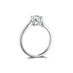 Lab Grown 1 Carat Diamond Solitaire Ring