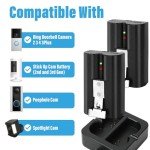 Replacement Batteries & Charging Station for Ring Doorbells