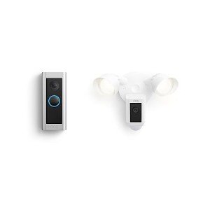 Ring Pro Wired Doorbell & Floodlight Camera Combo