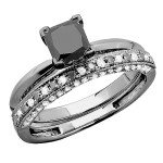 Elegant 1.50 Carat Diamond Wedding Ring Set