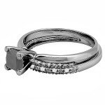 Elegant 1.50 Carat Diamond Wedding Ring Set