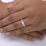 Stunning 2.00 Carat Lab-Grown Diamond Bridal Ring Set