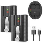 QuasuHaven 2Pack Rechargeable Battery for Ring Devices