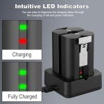 2-Pack Rechargeable Batteries for Ring Doorbell