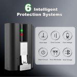 2-Pack Rechargeable Batteries for Ring Doorbell