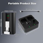 2-Pack Rechargeable Batteries for Ring Doorbell