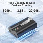 QuasuHaven 6040mAh Rechargeable Batteries for Ring Devices