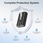 QuasuHaven 6040mAh Rechargeable Batteries for Ring Devices