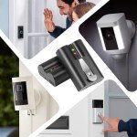 QuasuHaven 6040mAh Rechargeable Batteries for Ring Devices