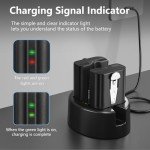 2-Pack Replacement Battery & Charger for Ring Doorbell