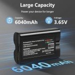 2-Pack Replacement Battery & Charger for Ring Doorbell