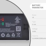 2-Pack Rechargeable Batteries with Charger for Ring Cameras