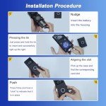 2 Pack Rechargeable Battery for Ring Doorbells & Cameras