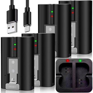 4-Pack USB Charging Station for Ring Cameras