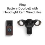 Ring Doorbell with Wired Floodlight Cam - Black