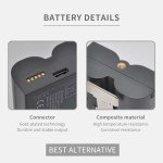 4-Pack Rechargeable Batteries with Dual Charger Station