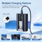 PoweLyt 3-Pack Ring Battery with Charger Station