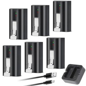 6 Pack 6040mAh Rechargeable Batteries for Ring Devices