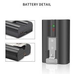 6 Pack 6040mAh Rechargeable Batteries for Ring Devices