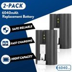 YUELAN 2-Pack Rechargeable Battery Pack for Ring