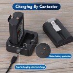 YUELAN 2-Pack Rechargeable Battery Pack for Ring