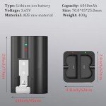 2-Pack Rechargeable Batteries with Charger for Ring Cameras