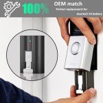 2-Pack Rechargeable Batteries with Charger for Ring Cameras