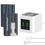 Ring Camera Battery Replacement Pack with Charger