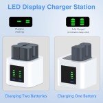 Ring Camera Battery Replacement Pack with Charger