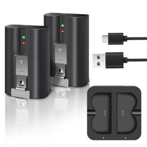 2-Pack Rechargeable Batteries for Ring Doorbell & Cam