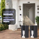 2-Pack Rechargeable Batteries for Ring Doorbell & Cam