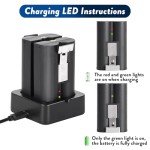 Ring Rechargeable Battery 2 Pack with Charger Station