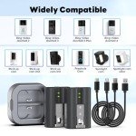 7200mAh Replacement Batteries for Ring Devices - 2 Pack